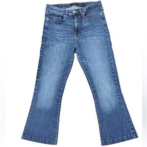 Lucky Brand Jeans Womens 8/29 Blue Stevie High Rise Flare Denim Front Pockets